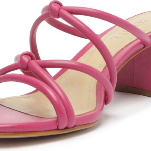 SCHUTZ Pink Princey Strappy Sandal New No Box Size 7.5 B (No Box) - Picture 4 of 12